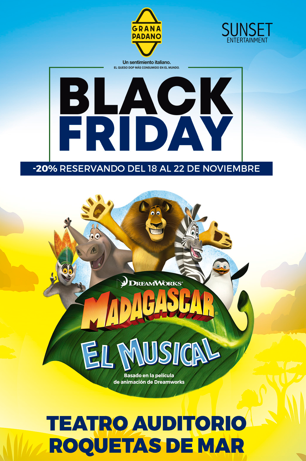 MADAGASCAR, EL MUSICAL